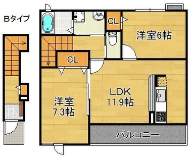 グレイス【2階】の間取り