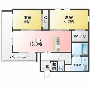 Amaterrace(アマテラス)【3階】の間取り