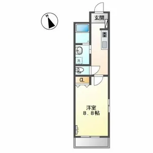 サンライト杏【2階】の間取り