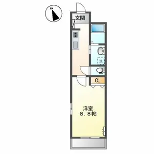 サンライト杏【1階】の間取り