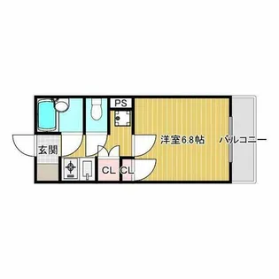 センターコート【4階】の間取り