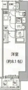 エスリード上前津ツヴァイテ【8階】の間取り