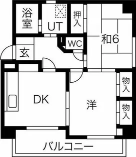 レインボー尾頭橋II【7階】の間取り