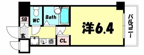 ワコーレ新神戸ステージ【7階】の間取り