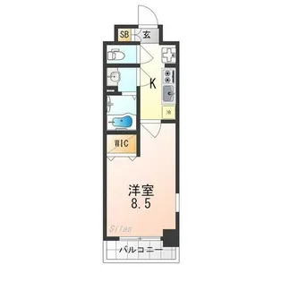 エスプレイス京都RAKUNAN【2階】の間取り