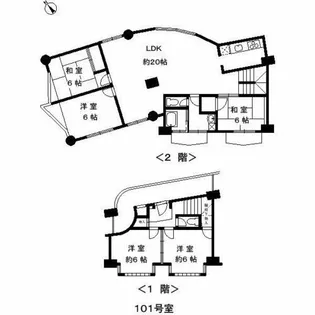 ヴィアセッテ箕面【1階】の間取り