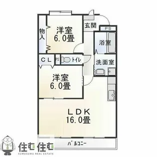シャロームみぎわ【4階】の間取り