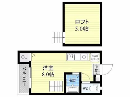 カサブランカⅠ【203号室】の間取り