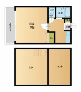 ラルジュ・ボン【103号室】の間取り