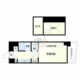 エステムコート新大阪Ⅲステーションプラザ【4階】の間取り