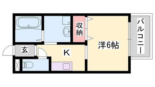サンシャイン大塚【110号室】の間取り