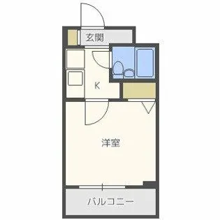 エスリード天王寺【8階】の間取り