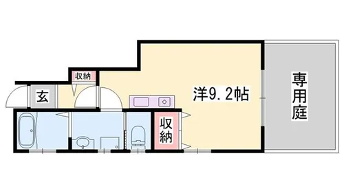 C’s Cube【201号室】の間取り