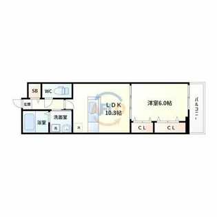 トゥジーテ【2階】の間取り