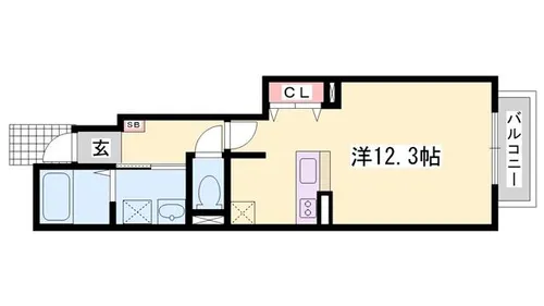 アクティブI・K【101号室】の間取り