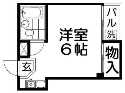 アクティ大和【1階】の間取り