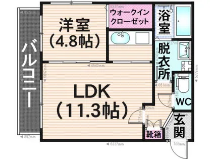 ヴィオラ【1階】の間取り