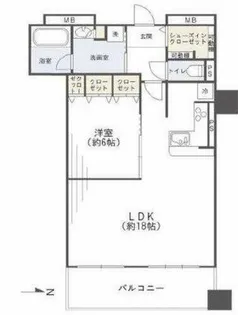 プレサンスレジェンド堺筋本町タワー【12階】の間取り