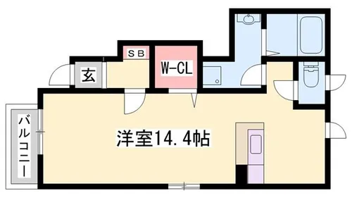 サンフロール【101号室】の間取り