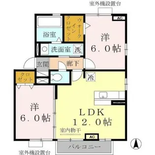 ファイン・コート B棟【2階】の間取り