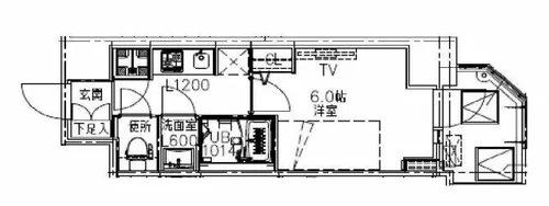 S-RESIDENCE都島Lux【13階】の間取り