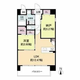 LiveCasa関目【9階】の間取り
