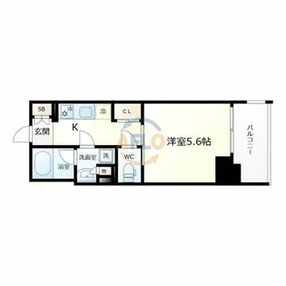 アスヴェル東本町Ⅱ【3階】の間取り