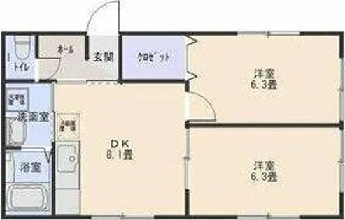 メゾン橋本2【1階】の間取り
