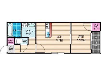 ルピナス横手南町Ⅱ【1階】の間取り