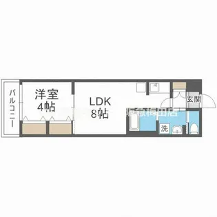 H-maison御幣島Ⅱ【3階】の間取り