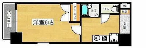 マンション花房【505号室】の間取り