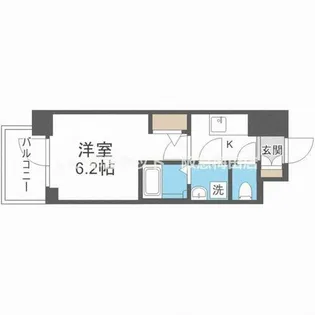 エスリードレジデンス大阪グランノースI【8階】の間取り