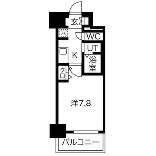 プランドール新大阪NORTHレジデンス【5階】の間取り