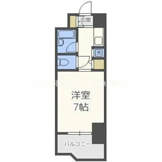 1Kの間取り画像