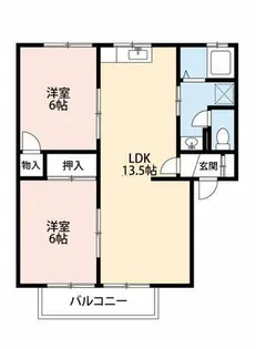 ファミール末広【1階】の間取り