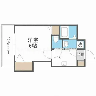 マロット天神橋【11階】の間取り