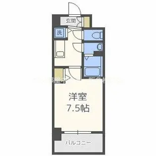 ディームス江坂【9階】の間取り