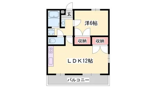 世奈弐番館【203号室】の間取り