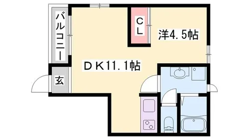 プリムローズ3【201号室】の間取り