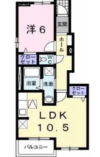 リシェスコリーヌA【103号室】の間取り