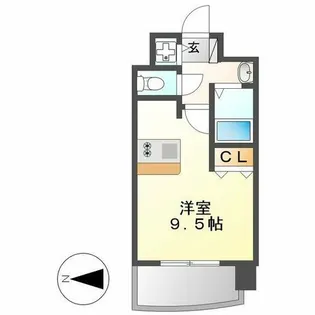 プレサンスSAKAEリバースタイル【2階】の間取り