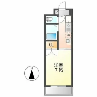 ラモヴェール白壁【4階】の間取り