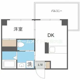 SHARIO GARDEN 新梅田【6階】の間取り