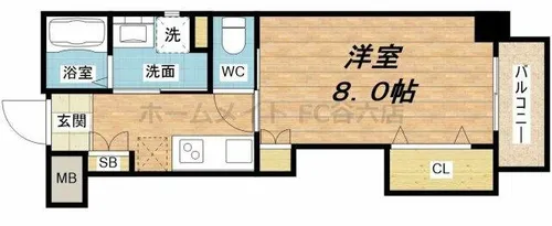 ラポルトヴィタ【6階】の間取り