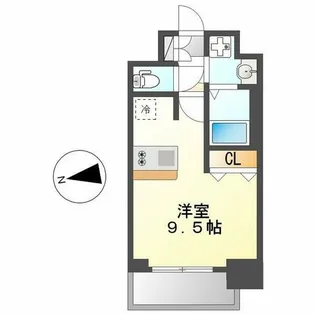 プレサンス上前津リラシス【14階】の間取り