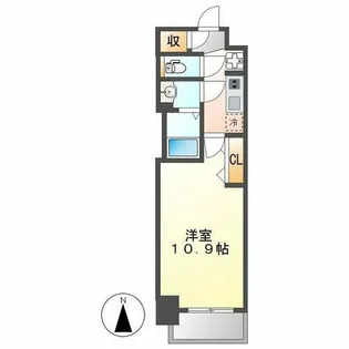 プレサンス丸の内リラティ【10階】の間取り