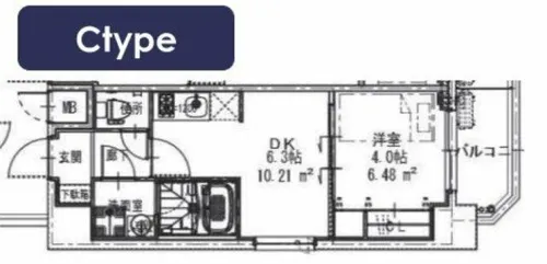 SOAR NAGAI EKIMAE【3階】の間取り