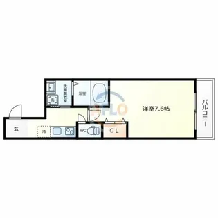 フジパレス遠里小野サウス【3階】の間取り