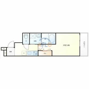 フジパレス遠里小野ノース【2階】の間取り