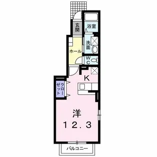 イースタンヒルズ【1階】の間取り